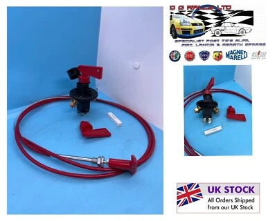 FIA Type Master Battery Isolator Switch Cut Off with 2 Keys and 6Ft. Pull Cable - Image 1 of 4