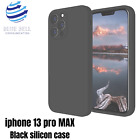 For iphone 13 PRO MAX black silicon case
