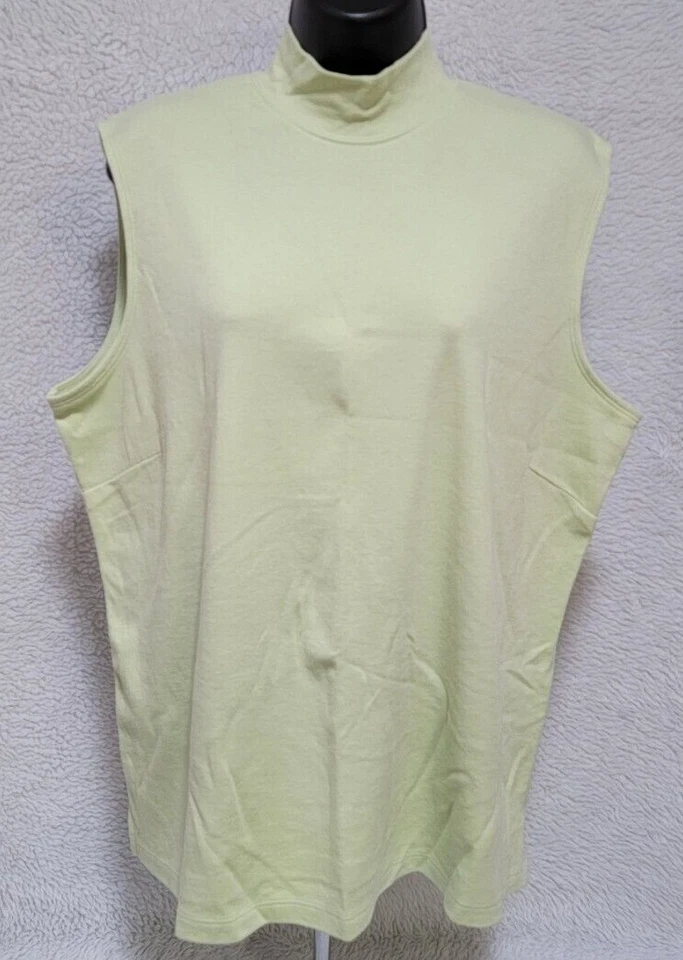 Hasting & Smith Womens Shirt Top Blouse Size 1X Green - Image 1 of 4