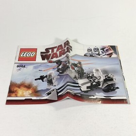 LEGO INSTRUCTIONS 8084 Star Wars Snowtrooper Battle Pack Manual Book Booklet