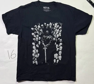 Posty Co T-Shirt Herren Large schwarz Grafik Totenkopf Hollywood's Bleeding Concert 2019 - Bild 1 von 5