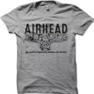 T-Shirt Airhead Boxer flach zweimotorig Motorrad Biker R80 R 100 GS 7005 - Bild 1 von 13