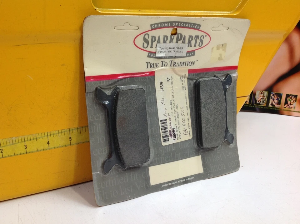 86-99 Harley Davidson Touring Rear Brake Pad Set FLT/FLHT/FLHS - Image 1 of 4