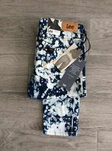 LADIES LEE SCARLETT SOFT STRETCH SKINNY FIT JEANS SNOW BLEACH DENIM W25  L31 - Picture 1 of 2