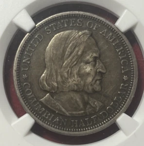 Colombian Exposition Half Dollar 1892 AU Details NGC Certified - Picture 1 of 4