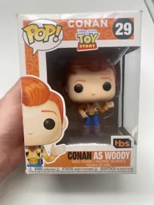 Personaggio Conan As Woody Toy Story Funko 29 SDCC Tbs esclusivo nuovo SCATOLA DANNEGGIATA - Foto 1 di 6