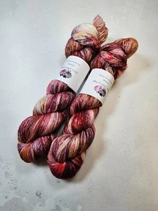 Hand dyed BFL Silk yarn, Lace weight, 100g, PERSIAN RUG - Picture 1 of 6