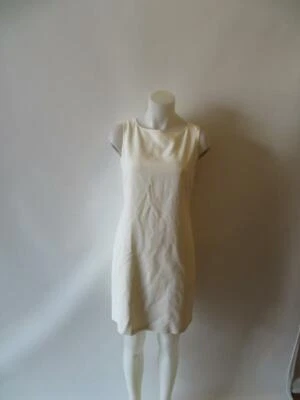 女式 BLOOMINGDALE'S 奶油袖换装连衣裙 6 码 * — 第 1/4 张图片