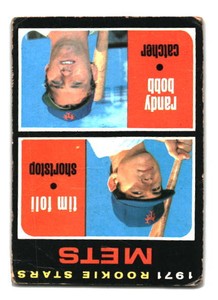 1971 Topps #83 Mets Rookies - Tim Foli / Randy Bobb RS, RC