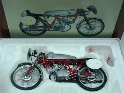 WOW EXTREMELY RARE Honda CR110 Cub Racing 1962 Silver Red #10003  1:10 Ebbro - Image 1 of 4