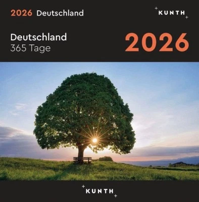 KUNTH KALENDER / KUNTH VERLAG Deutschland - KUNTH 365-Tage-Abreißkalender 2026|Kalender