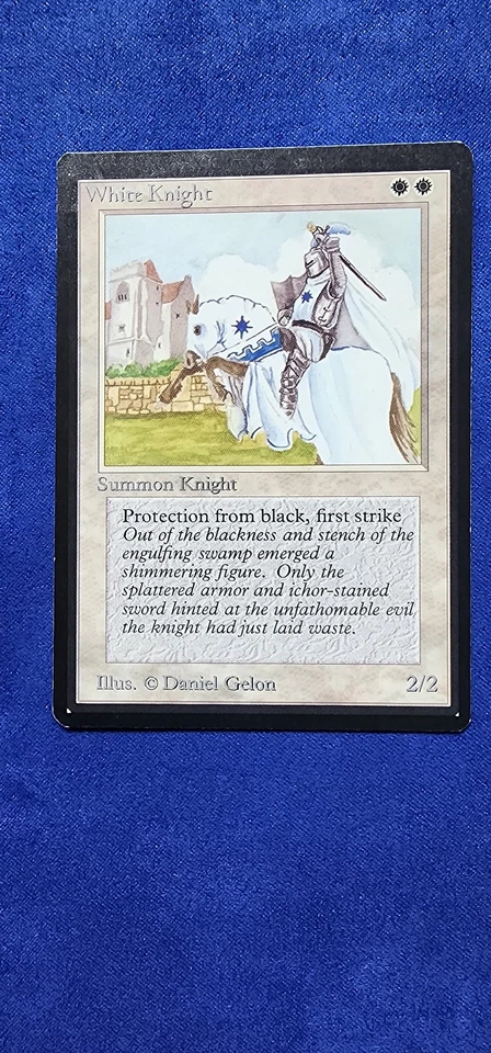 MTG Beta White Knight in NM Condition - Image 1 of 4