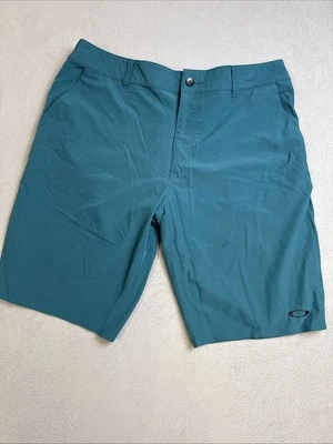 Pantalones Cortos Oakley Performance Fit Para Hombre Talla 38 Verde Verano RN 96548 Golf Chino Foto 1 de 4