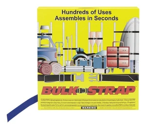 Bulk-Strap 1001B Polypropylene Blue 200 lbs. Capacity Webbing 1 in. x 300 ft. - Picture 1 of 1