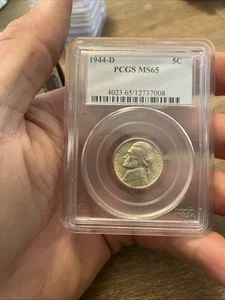 1944-D Jefferson Nickel 5c PCGS MS65FS Full Steps 10103280 - Picture 1 of 2