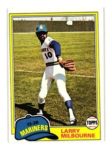 1981 Topps #583 Larry Milbourne Seattle Mariners - Picture 1 of 2