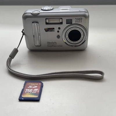 Kodak EasyShare CX7430 4.0MP Digital Camera Silver - Tested & Works Foto 1 de 4