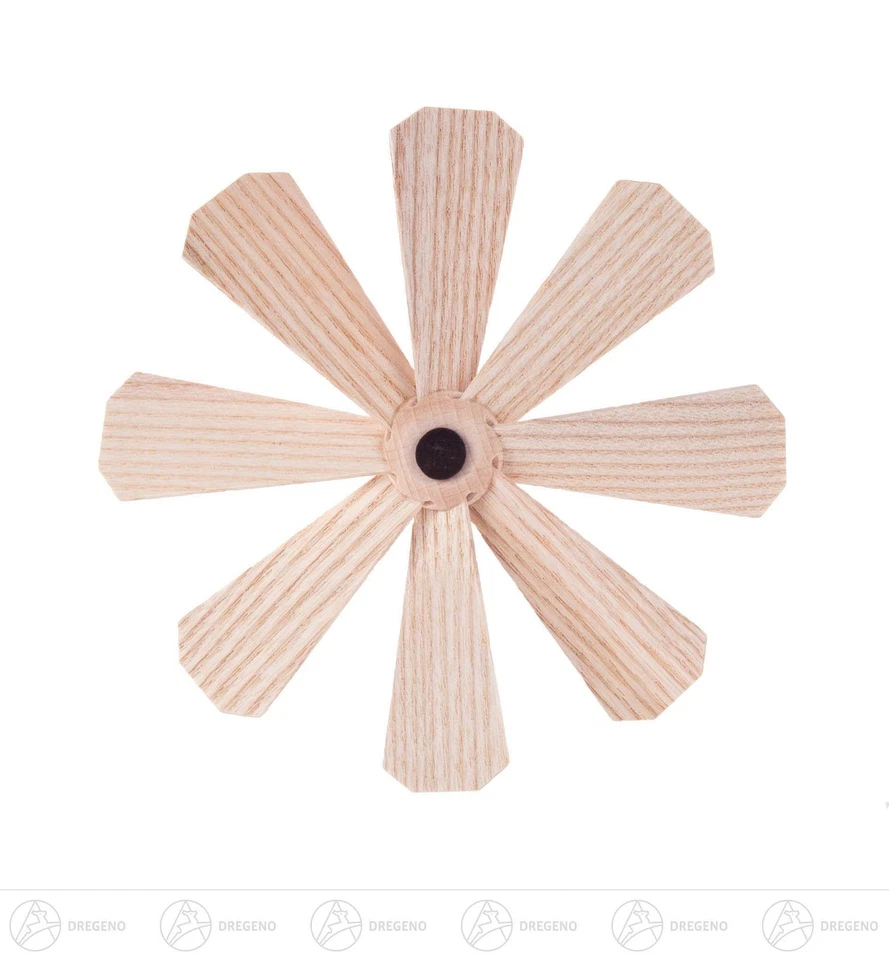GROßHANDEL DREGENO Ersatzteile & Bastelbedarf Flügelrad BxHxT 11 cmx1 cmx11 cm NEU Erzgebirge