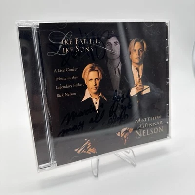 SIGNED MATTHEW & GUNNAR NELSON “Like Father, Like Sons” CD - Image 1 of 4
