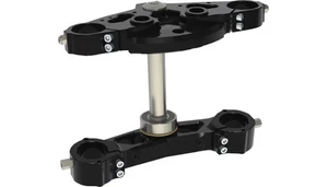 Hawg Halters Inc 49mm Triple Tree - 7deg Black Motorcycle Street Bike - Picture 1 of 3