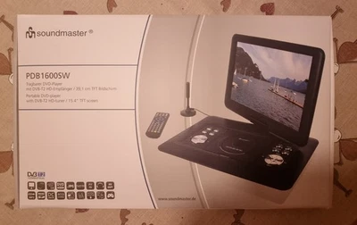 SOUNDMASTER PDB1600 schwarz Tragbarer DVD Player" Neu" - Bild 1 von 4
