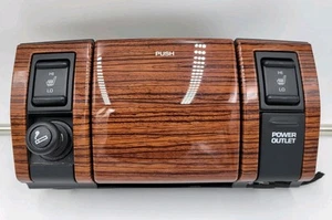 1999-2004 Jeep Grand Cherokee WJ Woodgrain Dash Ash Tray Seat Heater Button OEM - Foto 1 di 5
