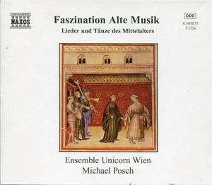 5 CD-BOX FASZINATION ALTE MUSIK Lieder und Tänze des Mittelalters Unicorn Wien - Picture 1 of 4
