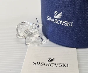 NEW (boxed) Swarovski Crystal Figurine SNAIL ON LEAF #5135940 GREAT BUY! - Picture 1 of 16