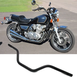 Motorcycle Handlebar 7/8" 22mm Black Handle Bars For Honda CB 900 CB900F 599 919 - Picture 1 of 13