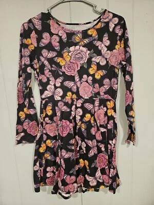 Vestido tejido manga larga mariposa brillo The Children's Place talla 16 XXL   Foto 1 de 4