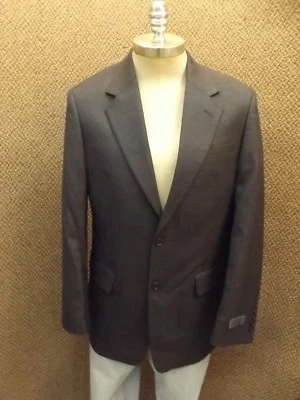 ¡Classy! LaCrosse NUEVO Regent 38 Azul Gris Granate Mezcla de Lana Traje Chaqueta Blazer Foto 1 de 4