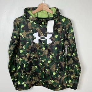 Under Armour Boys Camo Loose Fit Hoodie Size YL NWT - Picture 1 of 10