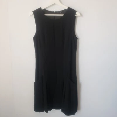 Теория Lemia папоротника Virgin шерсти эластичной с карман мини-платье размер 8 - Изображение 1 из 4