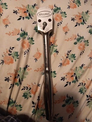 Williams Tools 1/2"dr Sealed Head Ratchet Polished Chrome 10” Long USA! S52EHA - Image 1 of 4