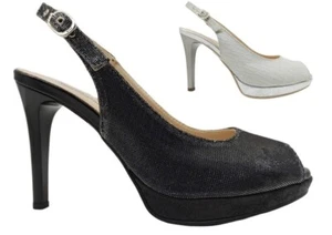 Sandali da donna Nero Giardini E218322DE scarpe casual eleganti con tacchi alti - Imagen 1 de 13