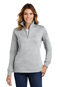 Sport-Tek LST253 Men's Shrink Resistant Long Sleeve 1/4 Zip Fleece Sweatshirt - Picture 1 of 12