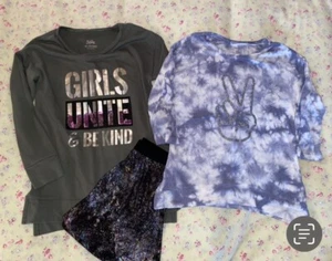 Justice Girls Lot Long Sleeve Size 10 EUC - Picture 1 of 8