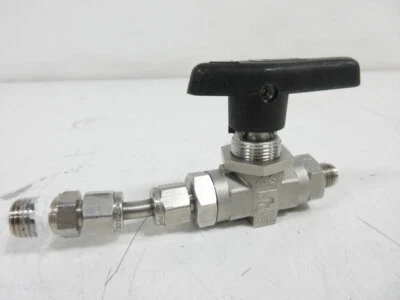 PARKER 4A-B6LJ-SSP VÁLVULA DE BOLA BIDIRECCIONAL SERIE B CUERPO SS 1/4" PTFE Foto 1 de 3