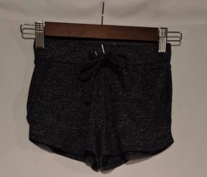 Justice Active Girls Heather Black Casual Shorts w/ Pockets Size 6/7 Viscose Ble - Picture 1 of 3