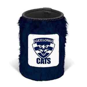 AFL Fluffy Stubby Cooler - Geelong Cats - Can Holder