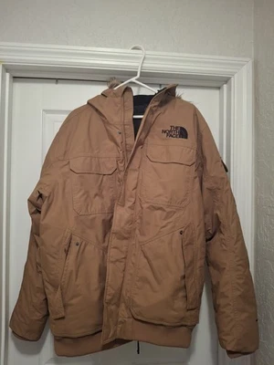 The North Face Gotham Jacket W Fur Hood  Mens British Khaki Size Large NWOT - Image 1 of 4