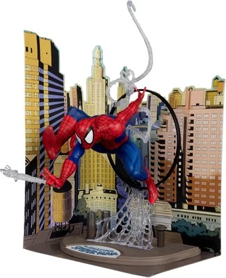 McFarlane Toys - Figura posada Marvel Spider-Man escala 1:6 con escena y...  Foto 1 de 4