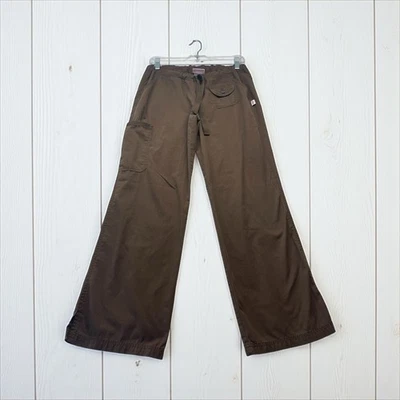 Pantalones Médicos Skechers Para Mujer Talla S 4 Bolsillos Abertura Tobillo Cintura Elástica Marrón Trabajo Foto 1 de 4