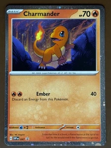 Charmander #047 Cosmos Holo SVP Scarlet & Violet Promo Pokemon Card TCG - Picture 1 of 2