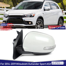 For 14-19 Mitsubishi Outlander Sport ASX Driver N/S Rearview Mirror W/Turn Light