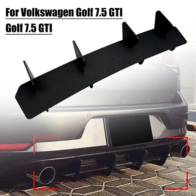1Stück Heckdiffusor Spoiler Seitenspoiler 4 Lamellen Für VW Golf 7.5 MK 7.5 GTI - Bild 1 von 4