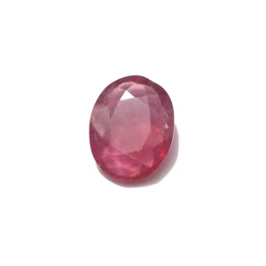 Adorable A+ African Red Ruby Faceted Oval Shape 3.20 Crt Red Ruby Loose Gemstone - Picture 1 of 8