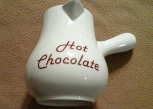 White Ceramic Hot Chocolate Pot - Picture 1 of 5