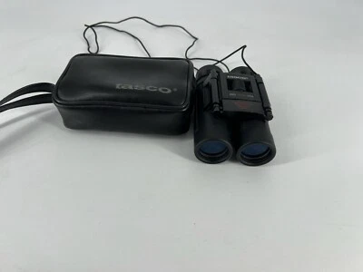 Tasco Black 10x25 Fully Coated Optics 294FT/1000YDS 98M/1000M #168RB Binoculars - Image 1 of 4