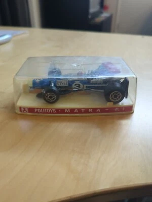 POLITOYS MATRA F1 JACKIE STEWART 1/32 ITALY BOXED 1970s  - Image 1 of 4